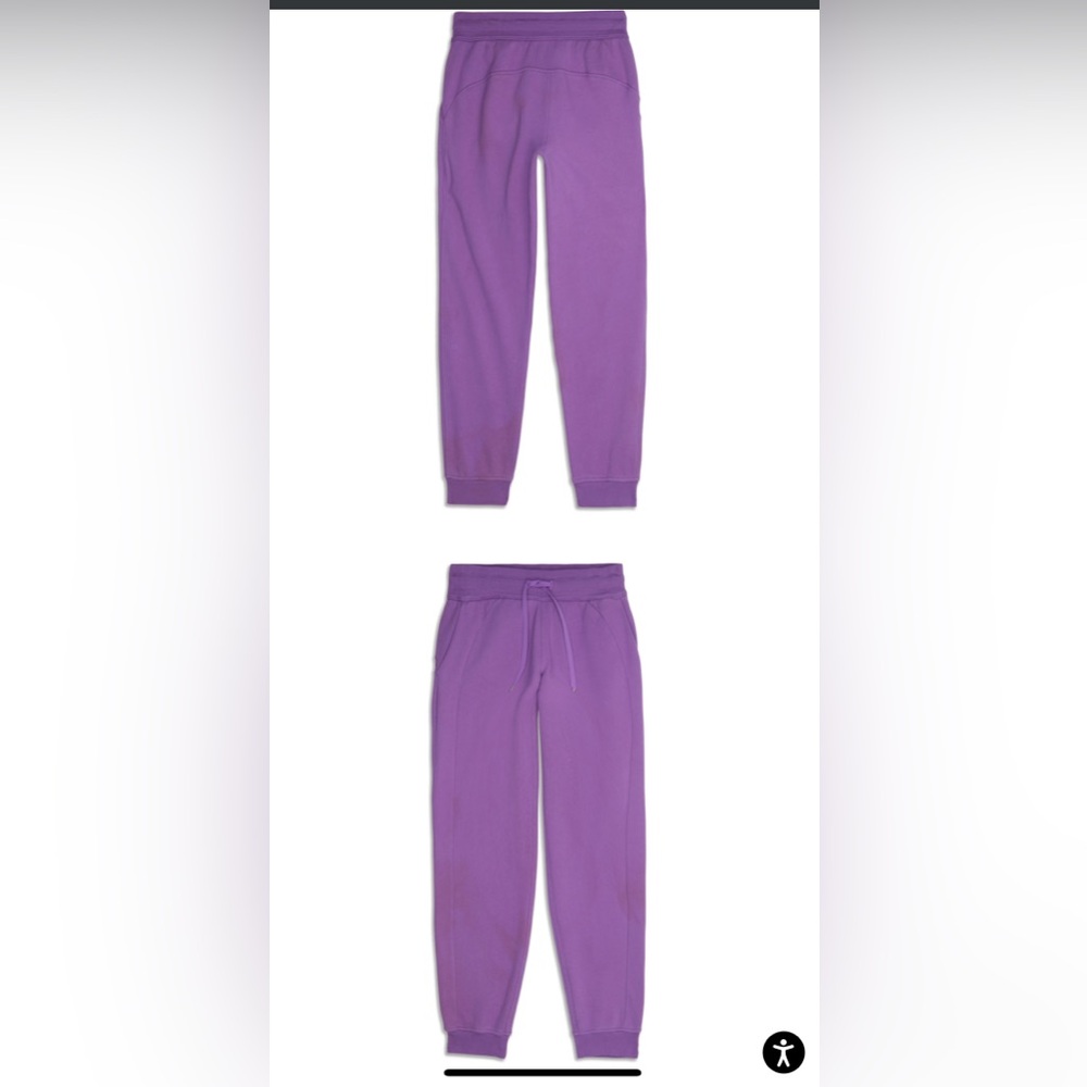 Lululemon Scuba High-Rise Jogger - Moonlit Magenta Color Size:2